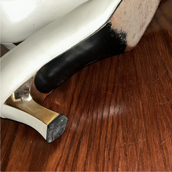 Vintage 80’s Stuart Weitzman Cream Heels Classic Design - Picture 6 of 7